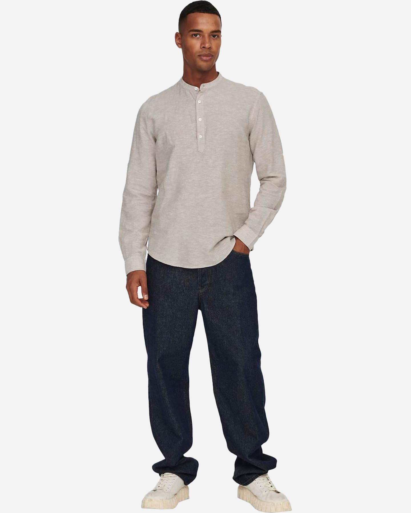 Camicia ONLY & SONS CAIDEN M - Rosa - 3 | Cisalfa Sport